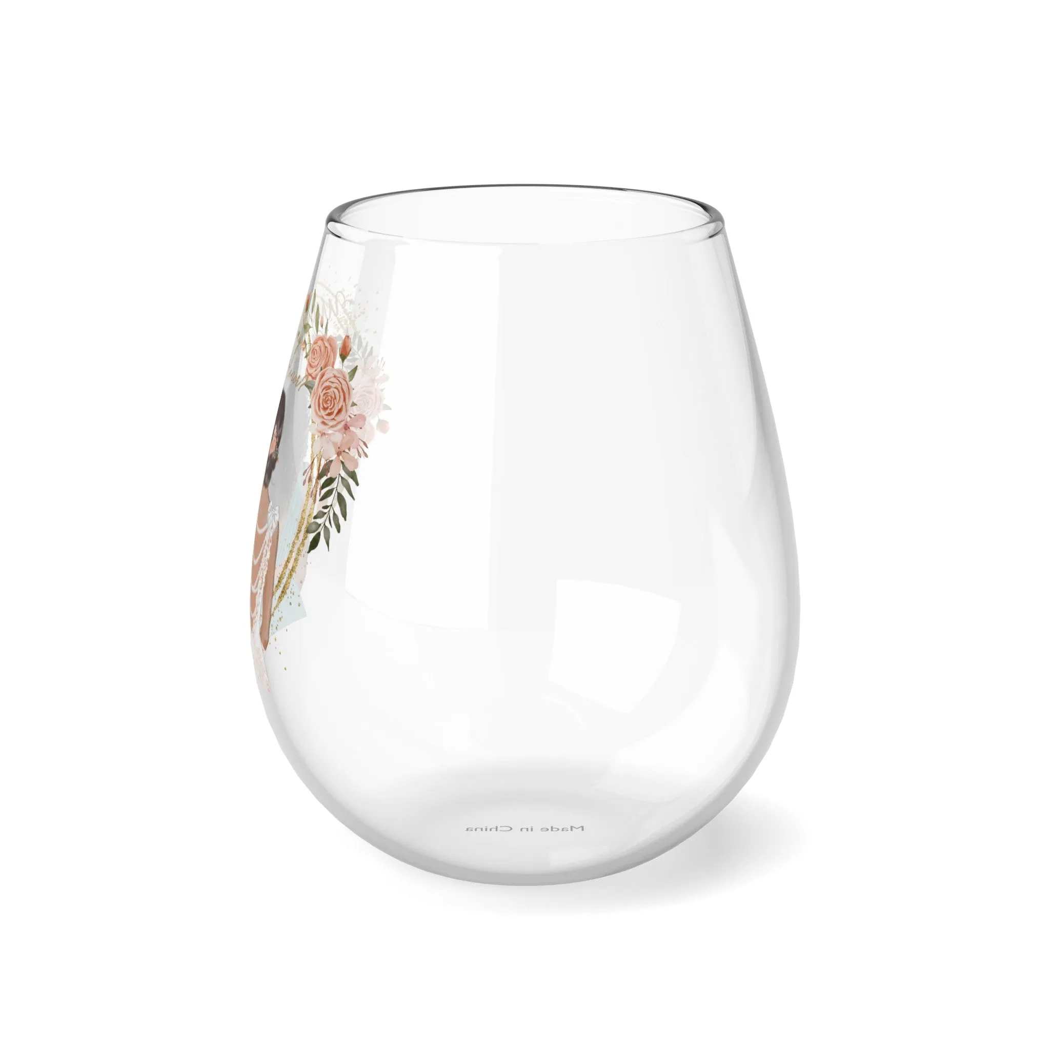 "Will you be my Maid Of Honor" ? Stemless Wine Glass, 11.75oz VMA051502