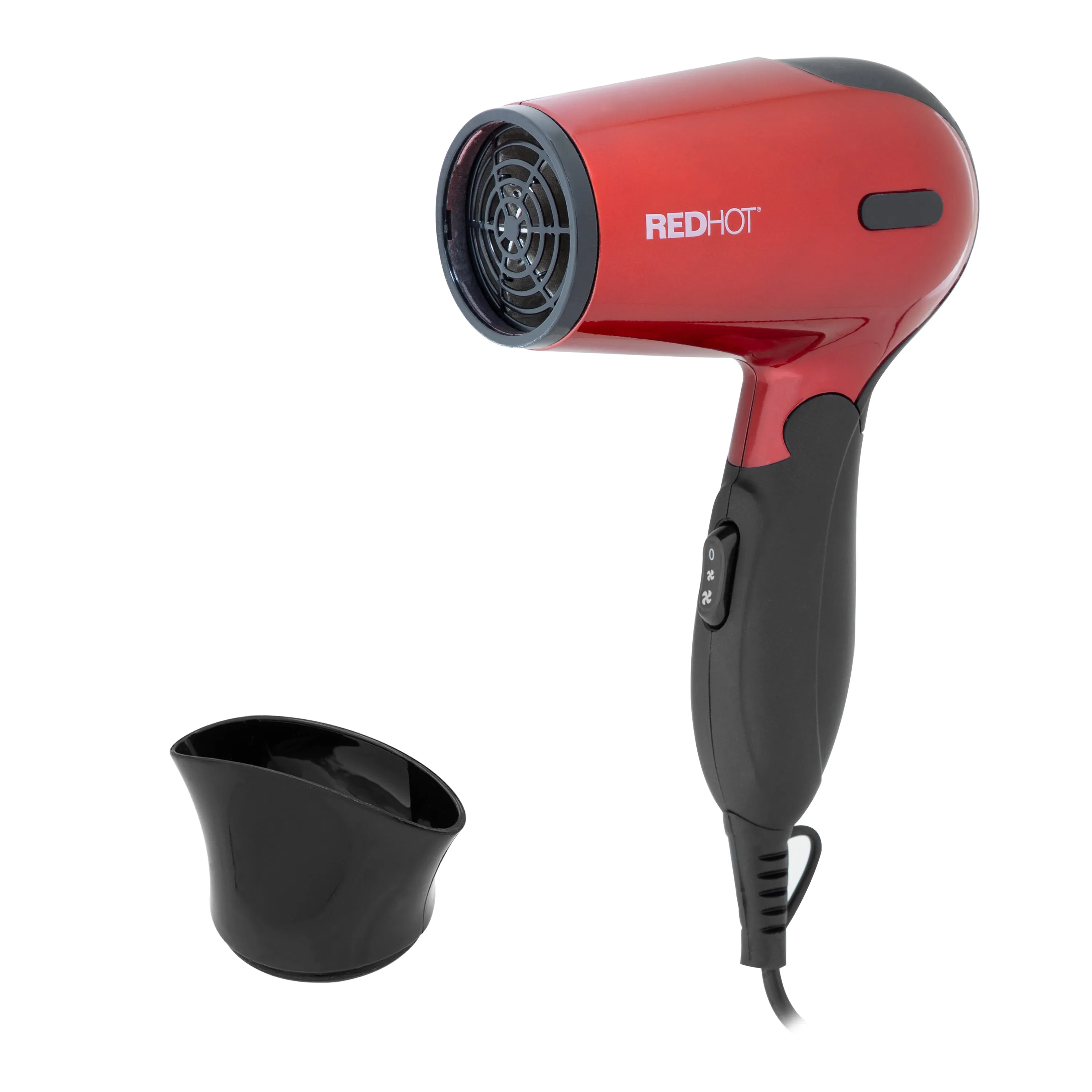 Red Hot 1200W Compact Folding Foldable Travel Hairdryer Hair Blow Dryer Styler