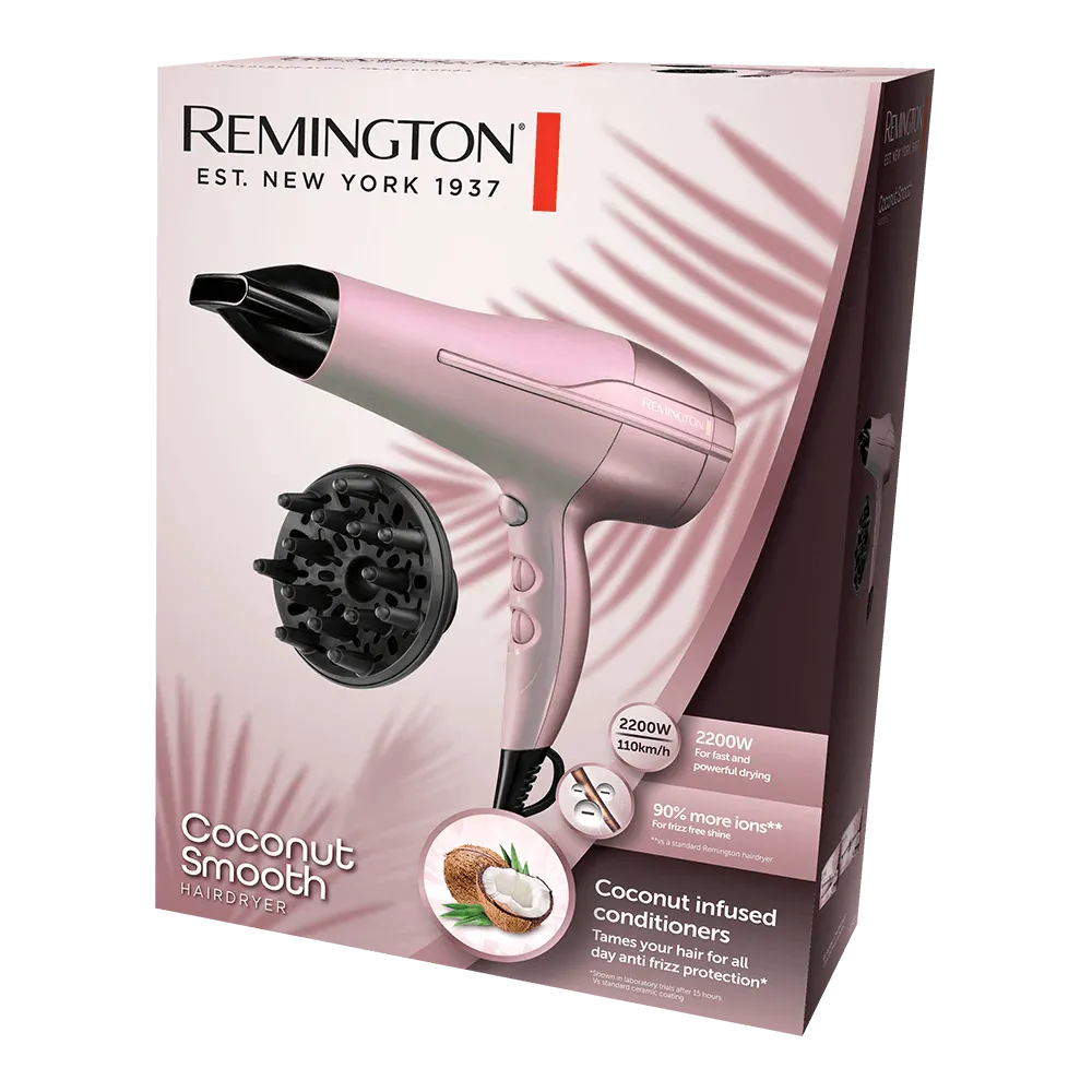 Remington D5901 Coconut Smooth Hair Dryer