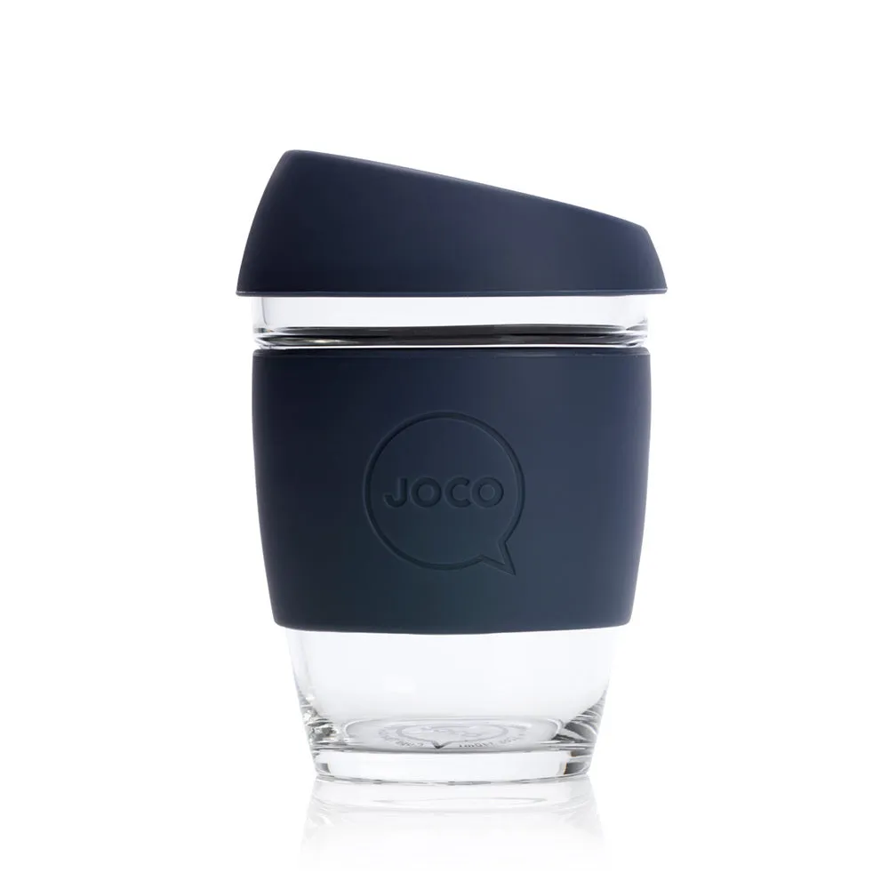 Reusable Glass Cup Mood Indigo