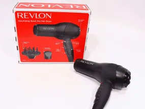 Revlon Turbo Hair Dryer , 1875 Watts of Maximum Shine, Fast Dry (Black)