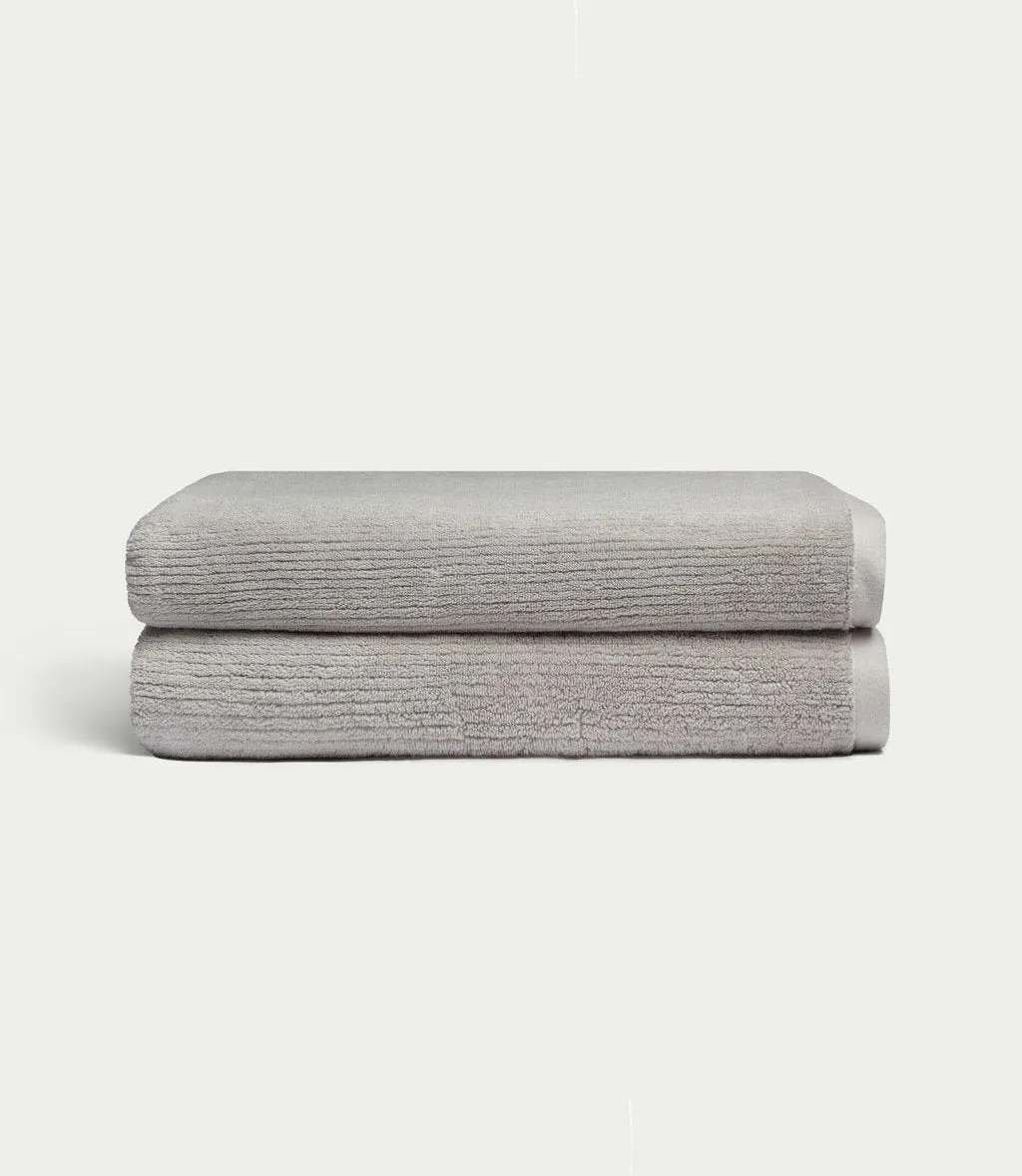 Ribbed Terry Bath Sheets