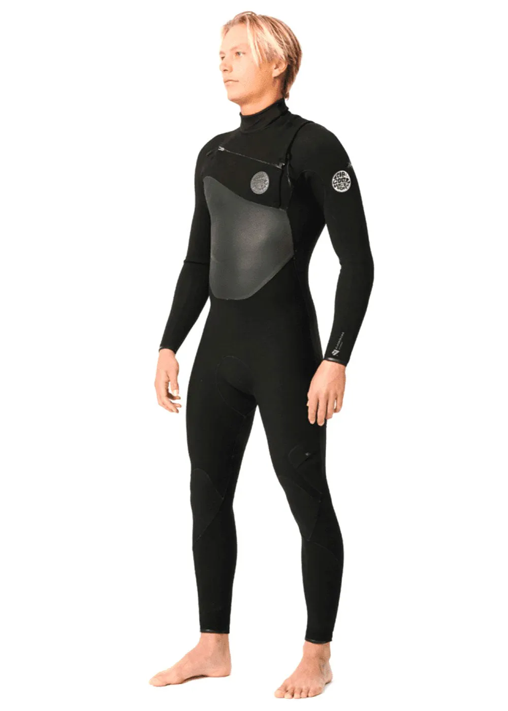 Rip Curl Mens Flashbomb Chest Zip 3/2mm Steamer Wetsuit