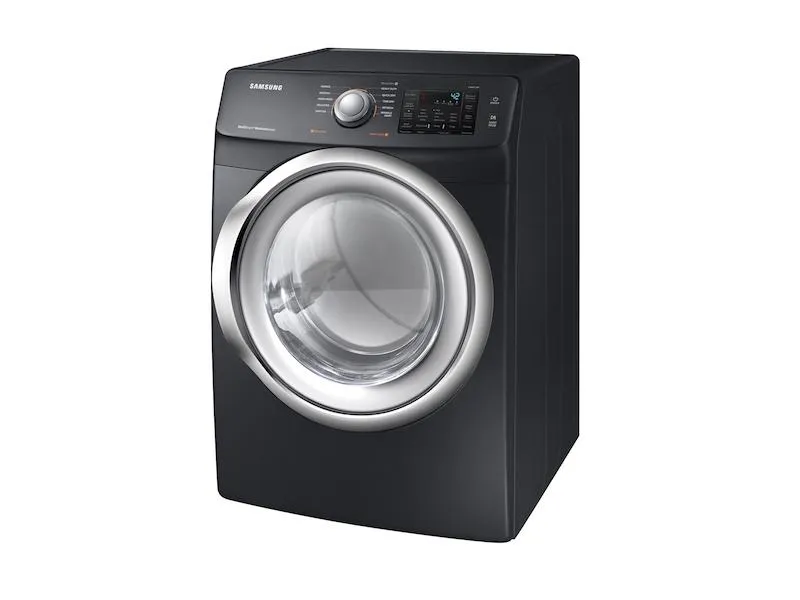 Samsung DVE45N5300V 7.5 cu. ft. Electric Dryer with Steam in Black Stainless Steel