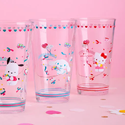 SANRIO CHARACTERS 470ML LARGE GLASS CUP