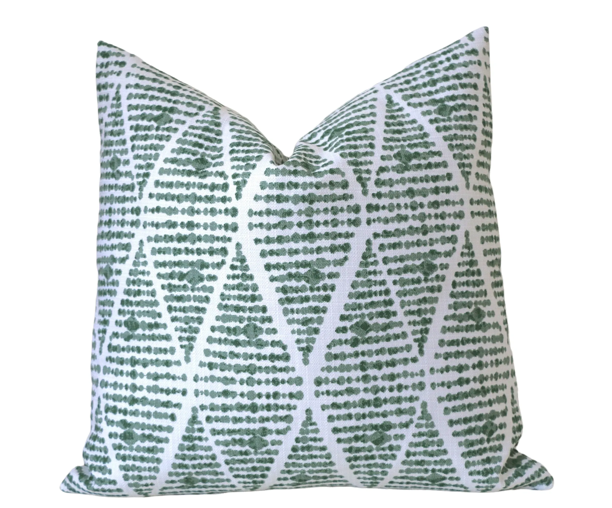 Santa Cruz Collection: Blue and Green Outdoor Pillow Covers / Navy Striped Pillow cover / Green Patio Pillow / Banana Leaf Pillow Cover