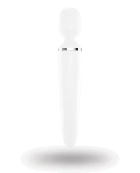 Satisfyer Wand-er Woman - White/Chrome