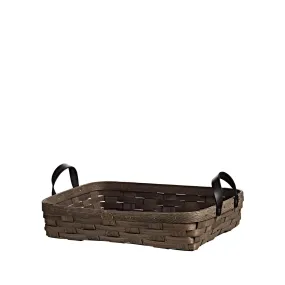 Serving Basket in Driftwood Grey