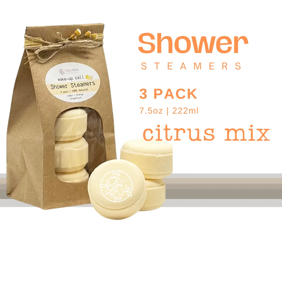 Shower Steamers | Citrus Mix <br> awaken your senses<br>3 Pack