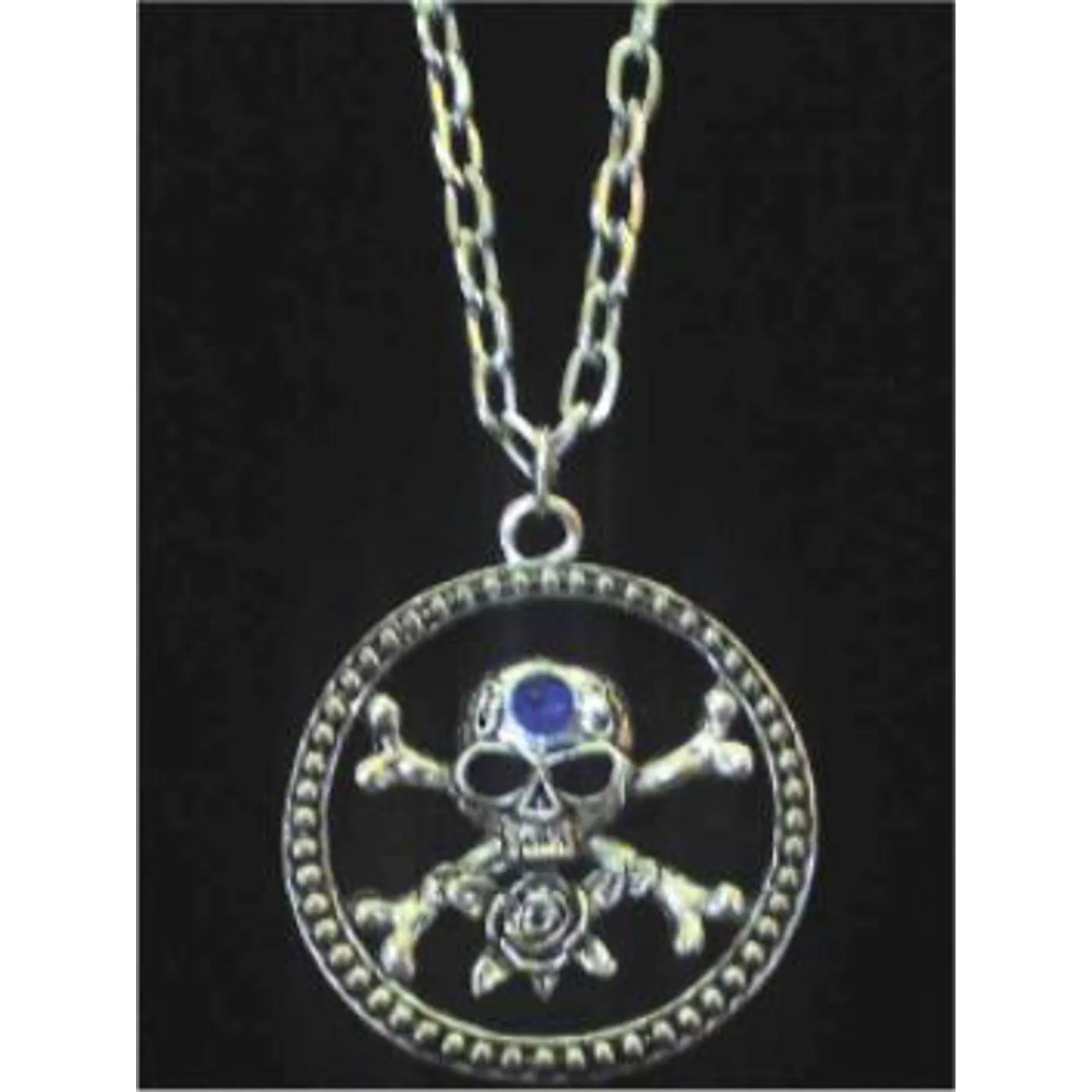 Skull And Crossbone Necklace - Edgy And Unique.