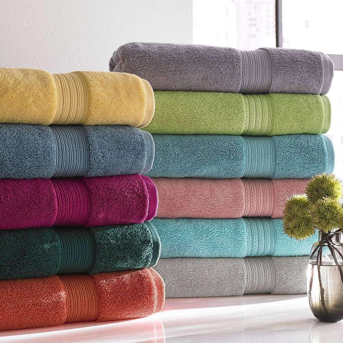 Spring Bliss Egyptian Cotton Towels