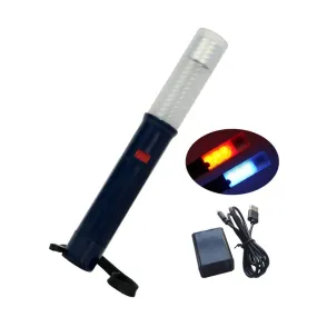 ST-190 Rechargeable LED Traffic Baton Police Flashlight Stick