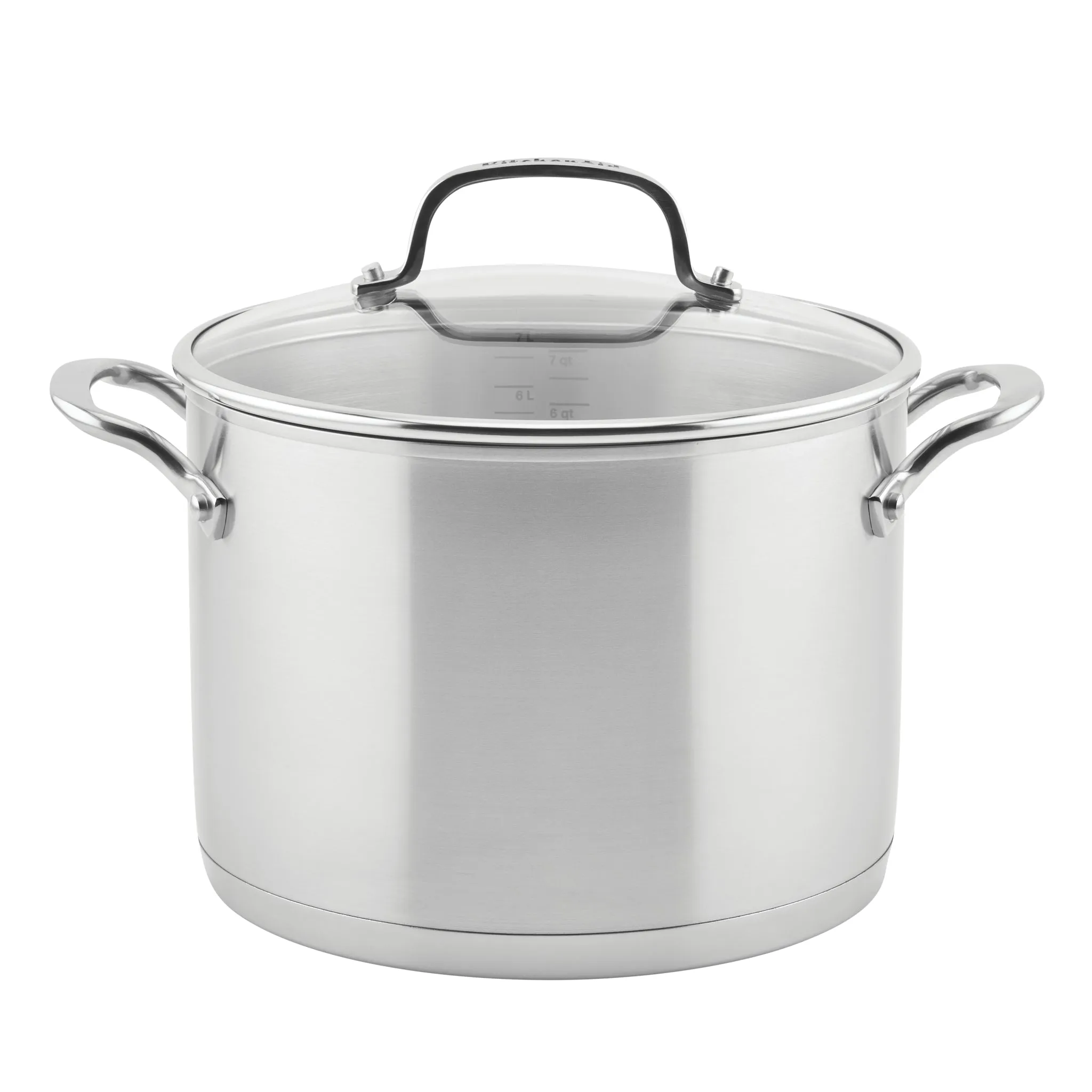 Stainless Steel 3-Ply Base 8-Quart Stockpot with Lid