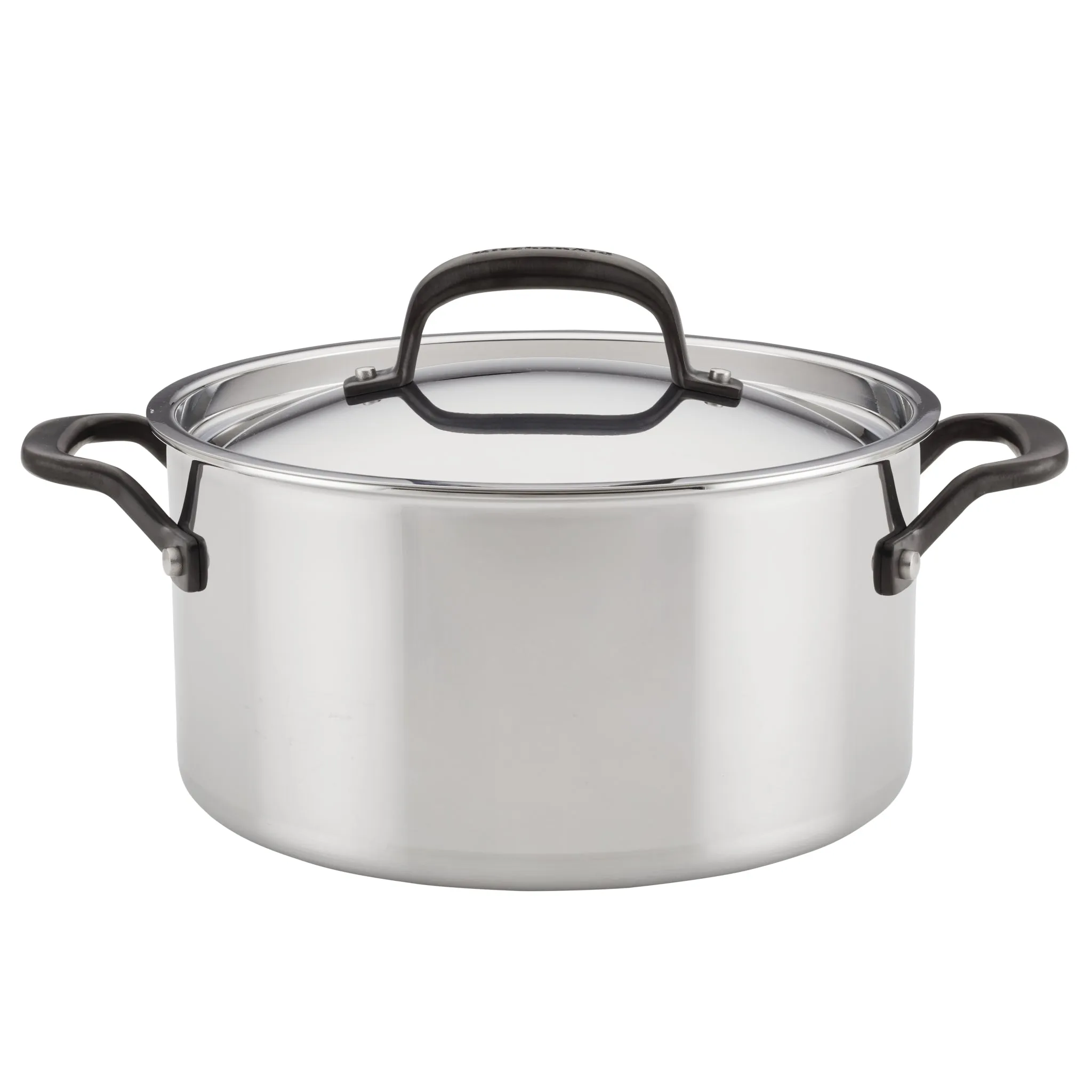 Stainless Steel 5-Ply Clad 6-Quart Stockpot with Lid