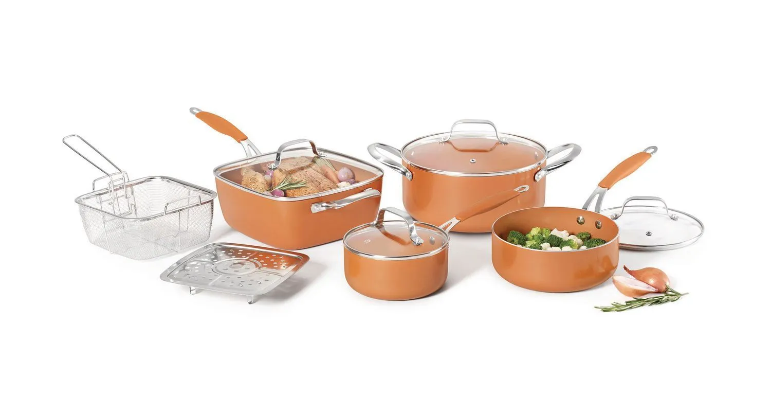 Starfrit - EcoCopper 10-Piece Cookware Set