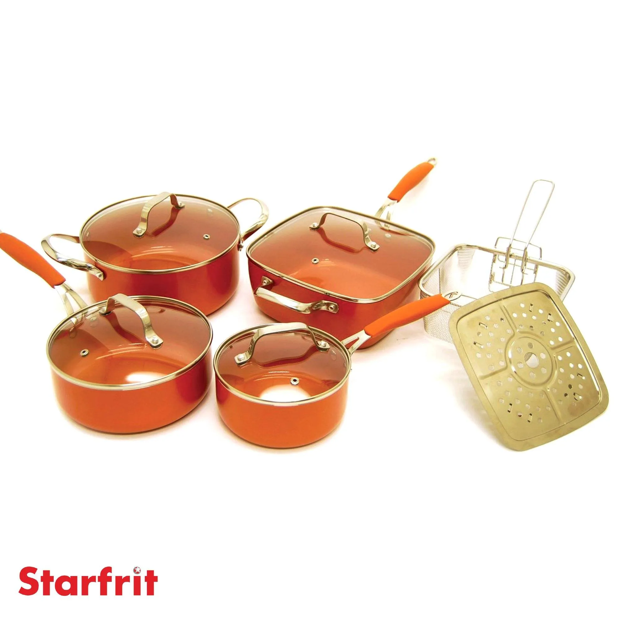 Starfrit - EcoCopper 10-Piece Cookware Set