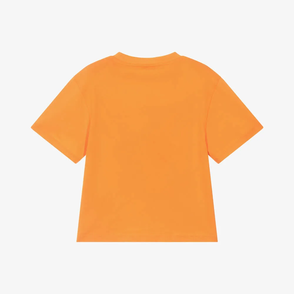 Stella Kids Boys Orange Cotton Magic T-Shirt