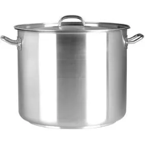 Stockpot-Stainless Steel 21.50Lt 320X270mm W/Lid