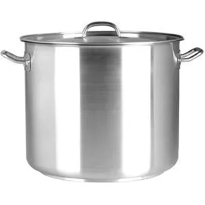 Stockpot-Stainless Steel 21.50Lt 320X270mm W/Lid