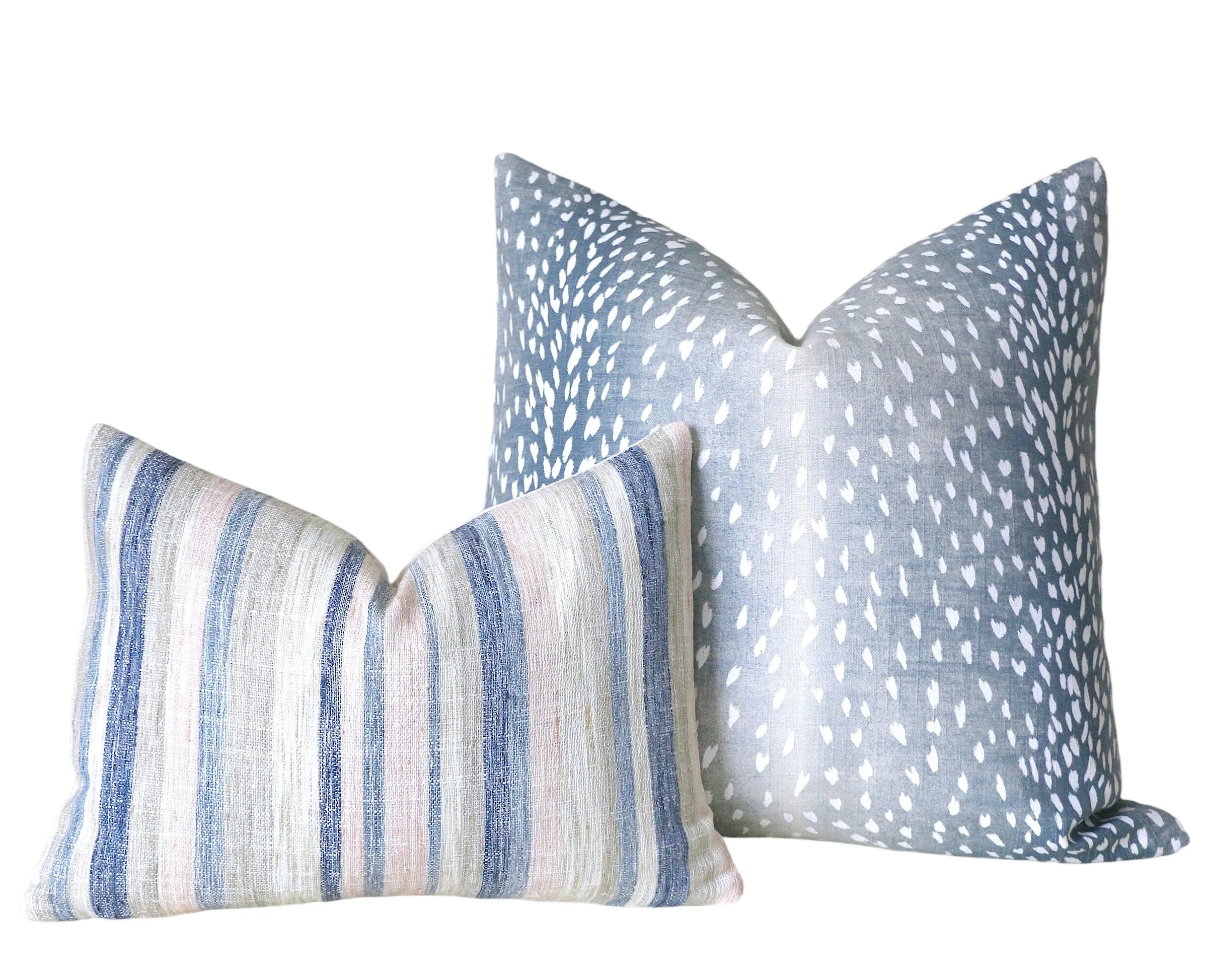 Sunset Beach Collection: Coordinated Pillow Covers in Blush, Cream, and Aqua 12x18 12x21 16x16 18x18 20x20 22x22 24x24 26x26