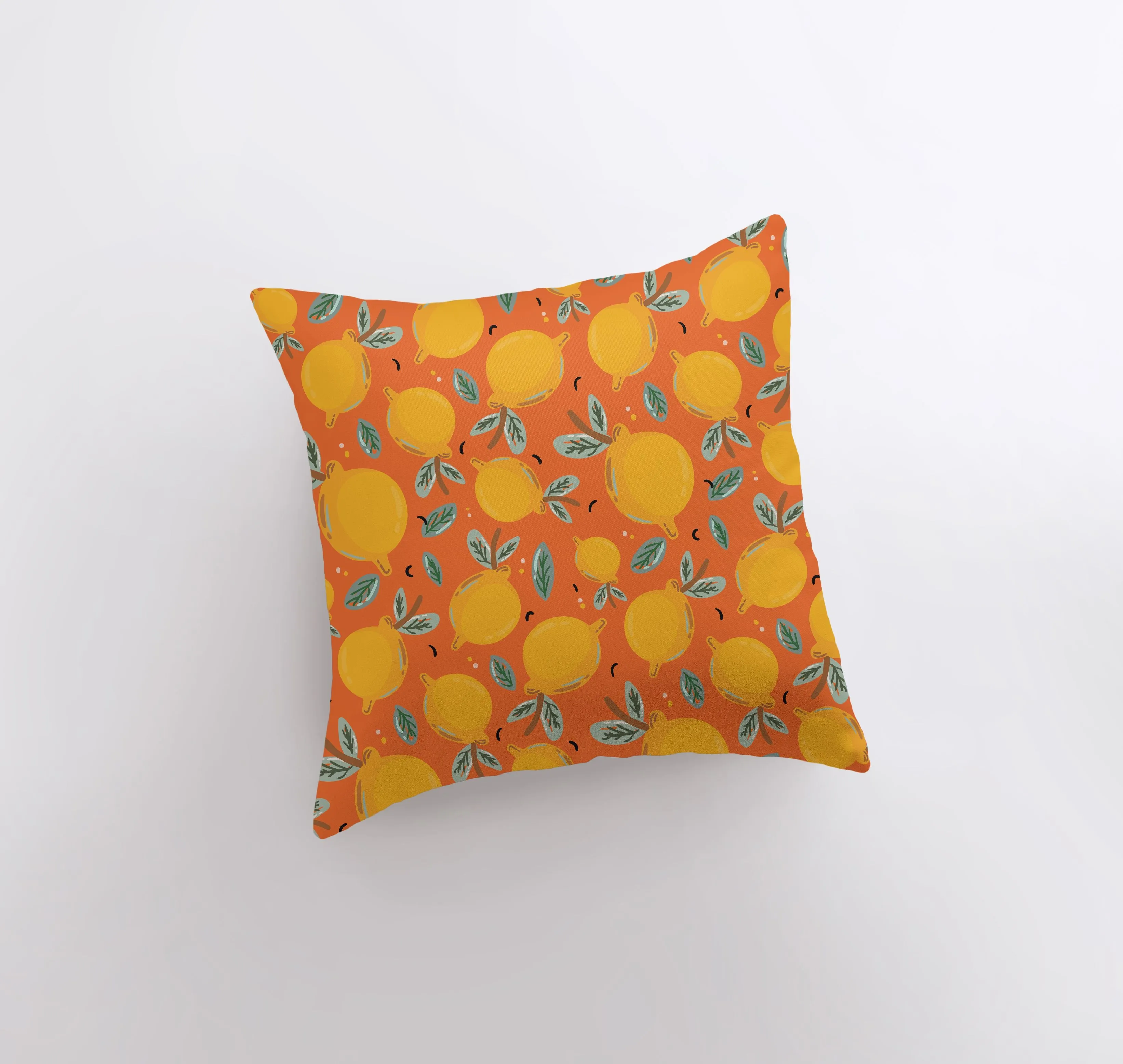 Sweet Clementine | Repeat Pattern | Summer | Sunshine | Orange Pillow | Pillow Cover | Summer Decor | Home Decor | Throw Pillows | Gift idea