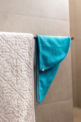 Teal Hair Towel Wrap