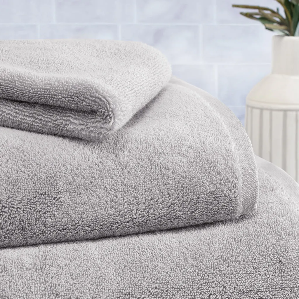 The Plush Mist Grey Towels