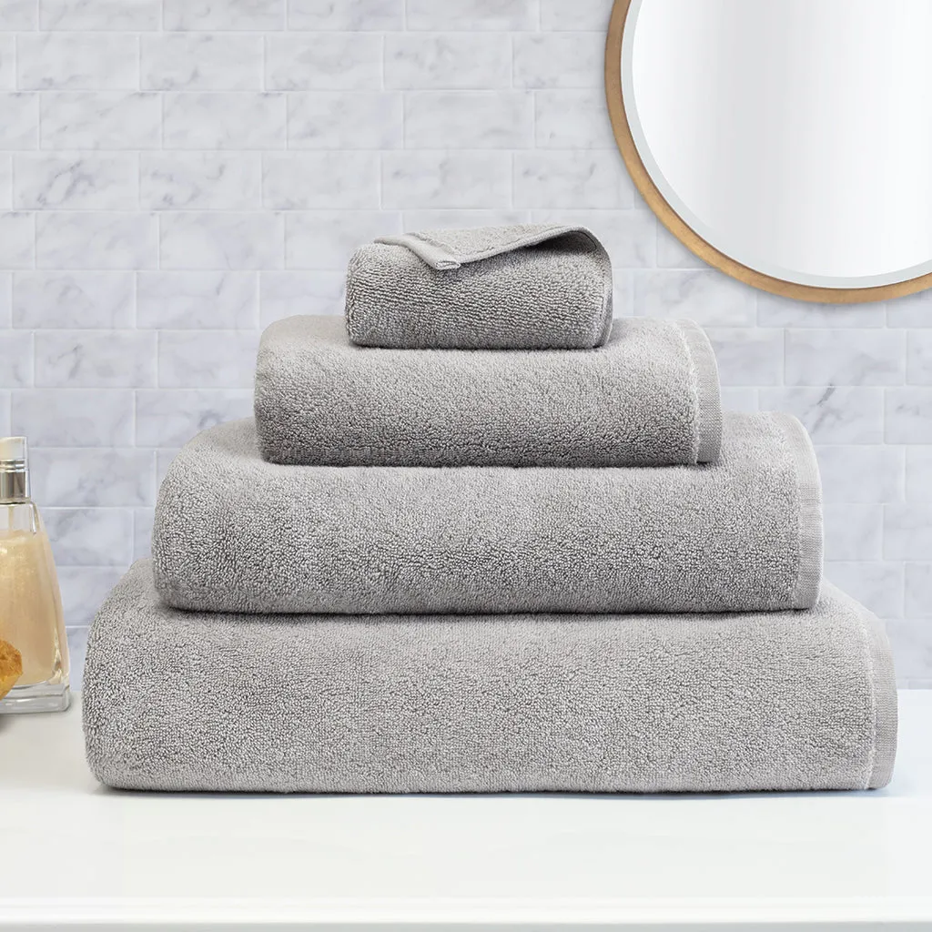 The Plush Mist Grey Towels