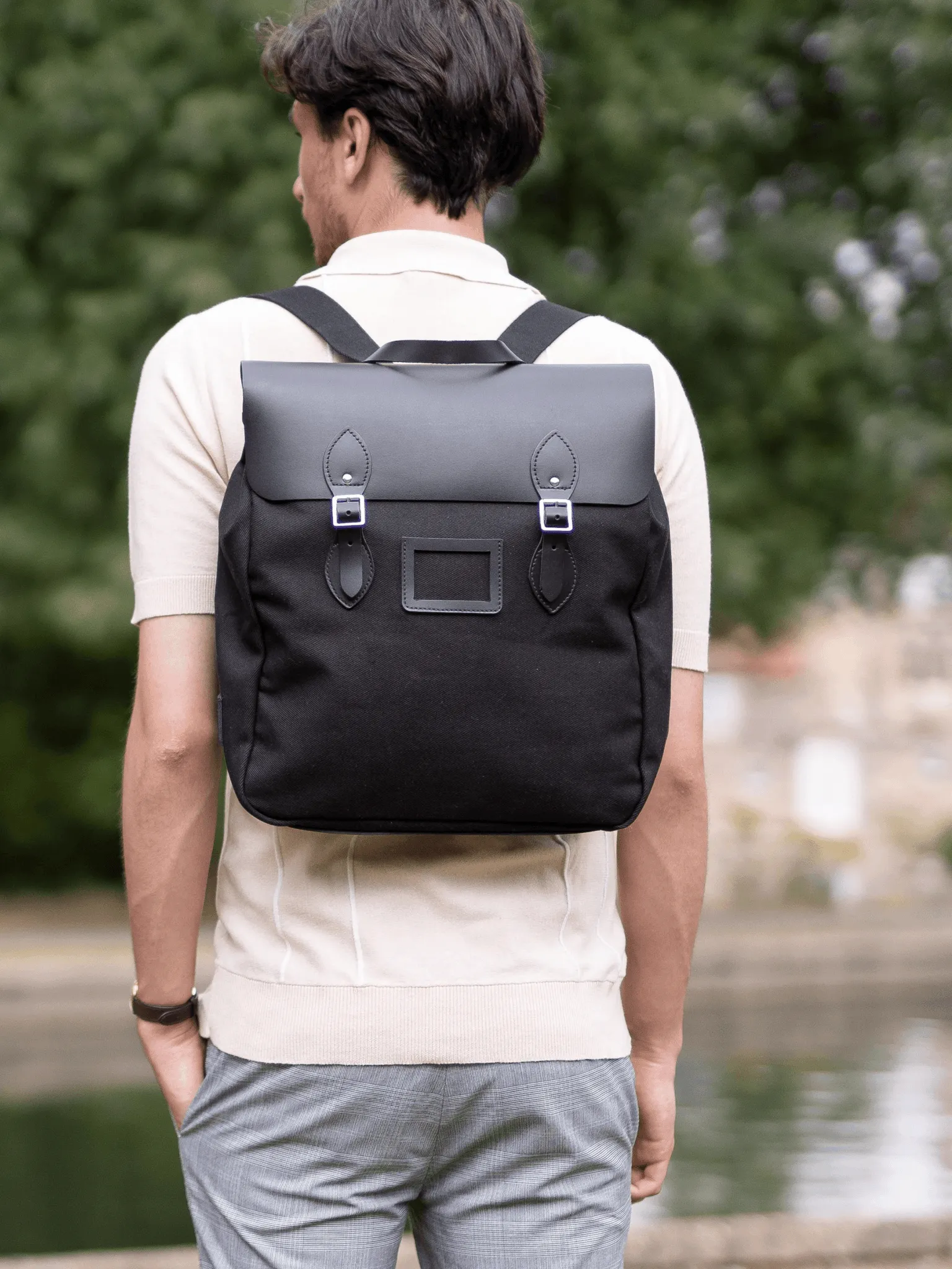 The Steamer Backpack -  Black