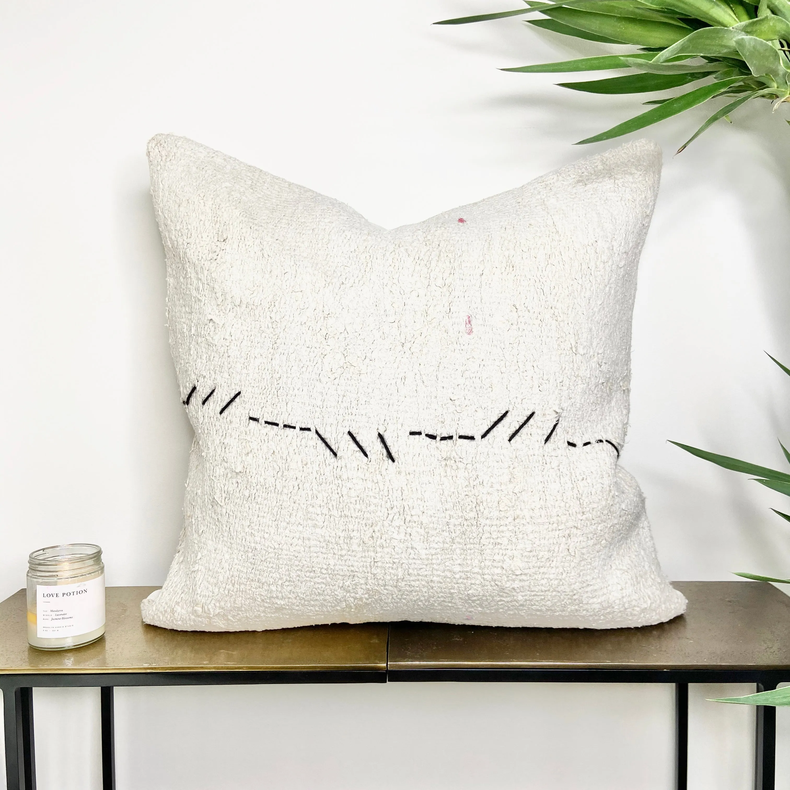 Turkish Hemp Throw Pillow - Journey