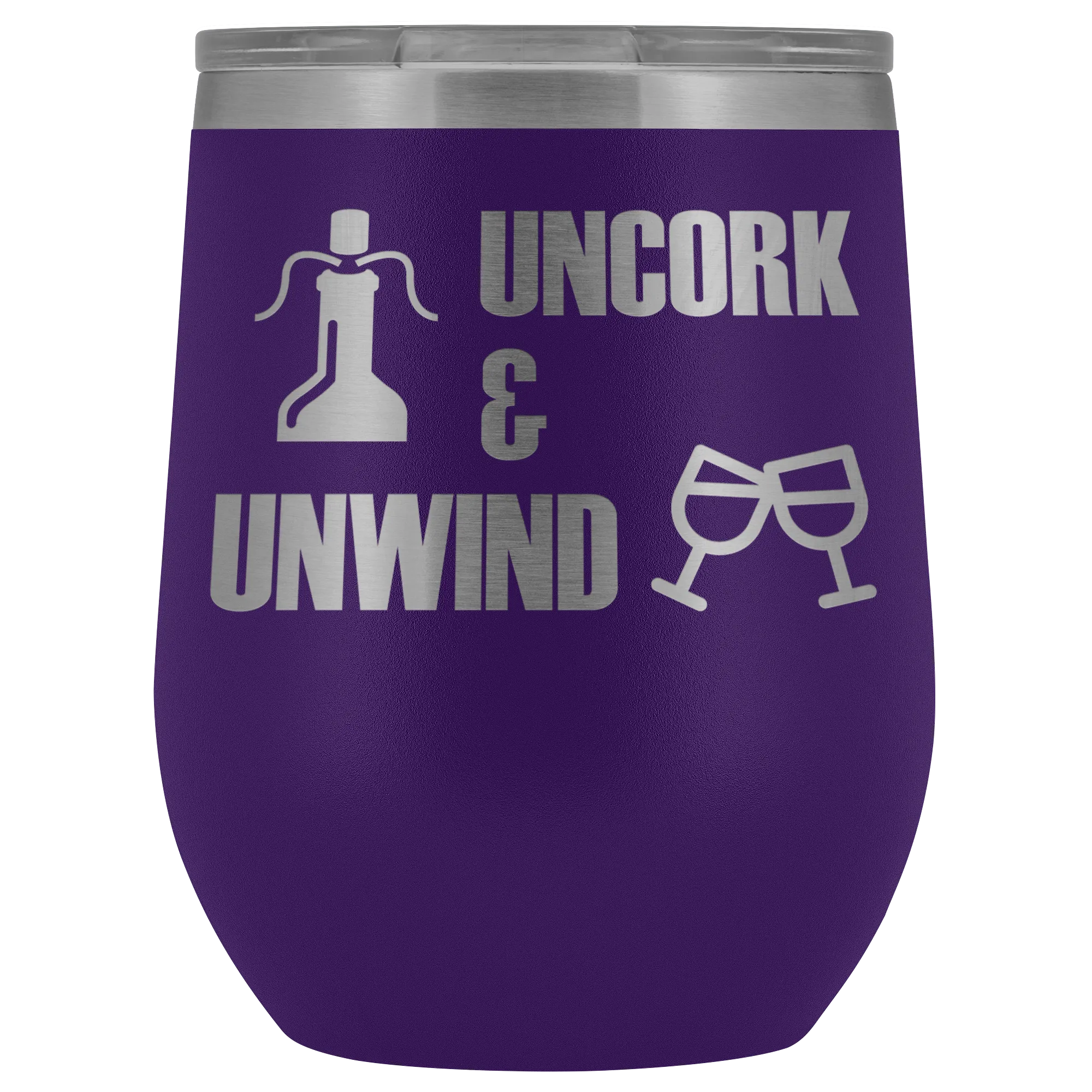 Uncork and Unwind Wine Tumbler