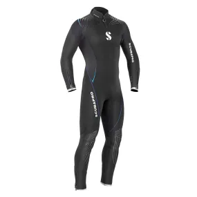 Used ScubaPro 5mm Men's Definition Steamer Diving Wetsuit - Black/Blue, Size: 3X-Large