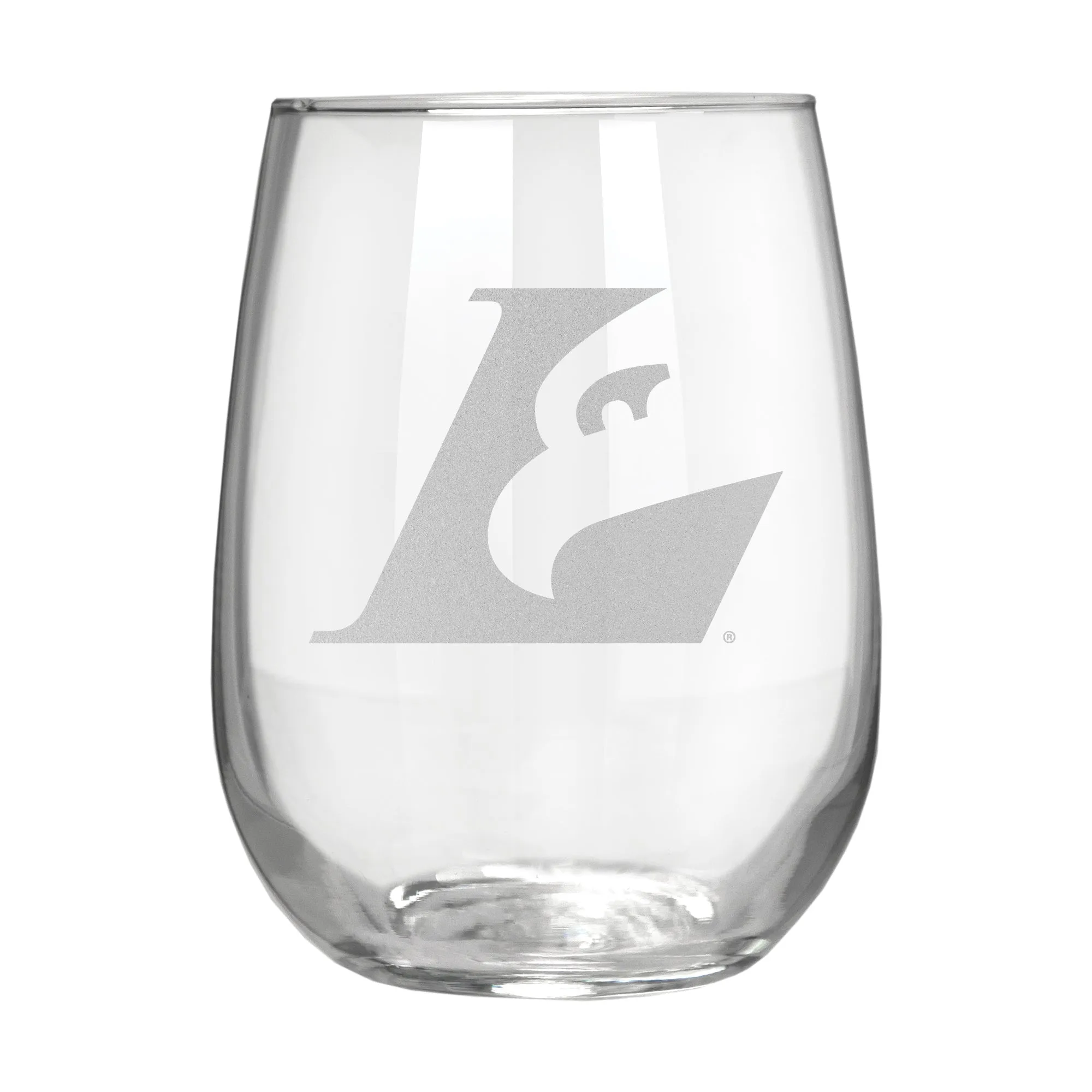 UW-La Crosse Eagles 17 oz. Stemless Wine Glass