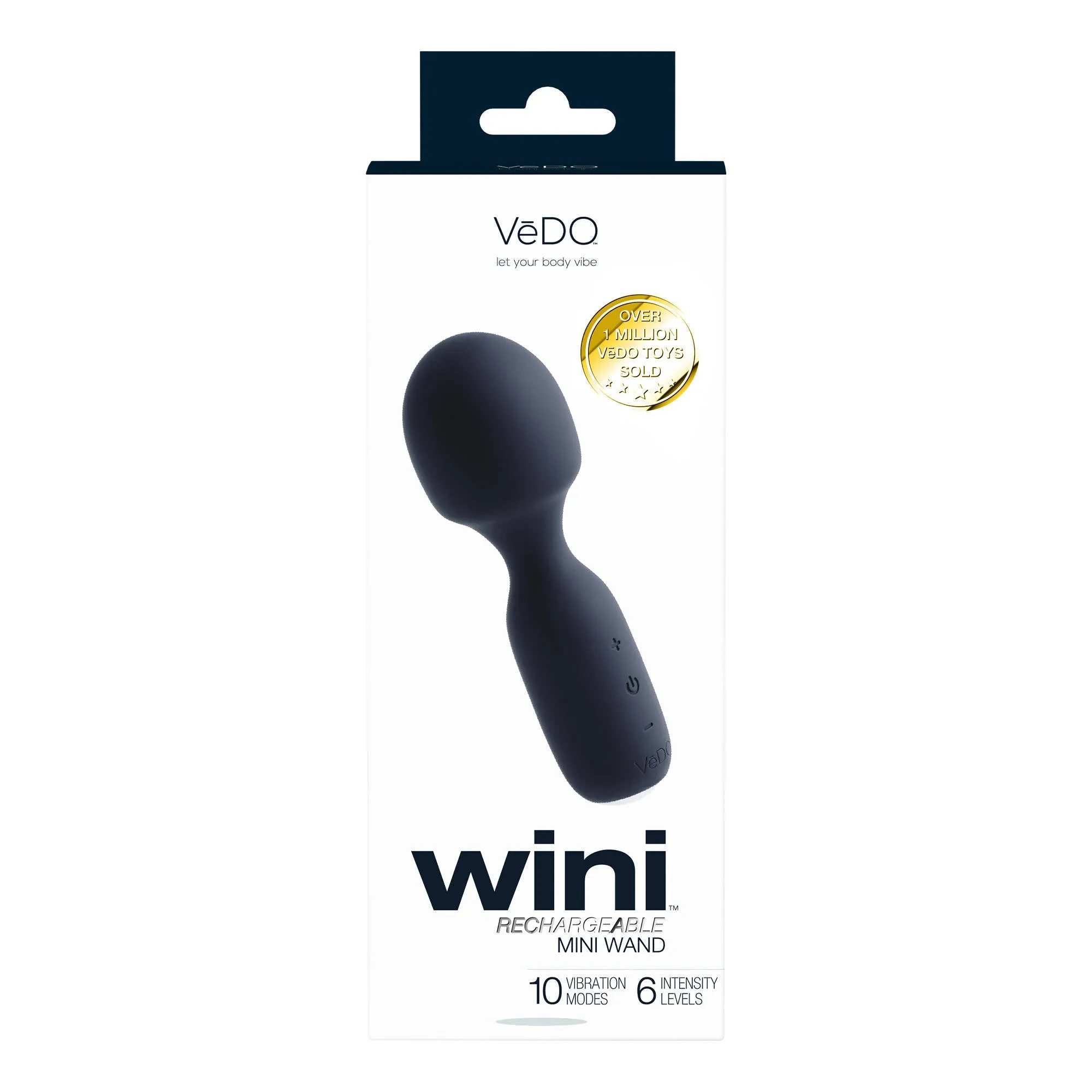 VeDO WINI Rechargeable Mini Wand - Just Black