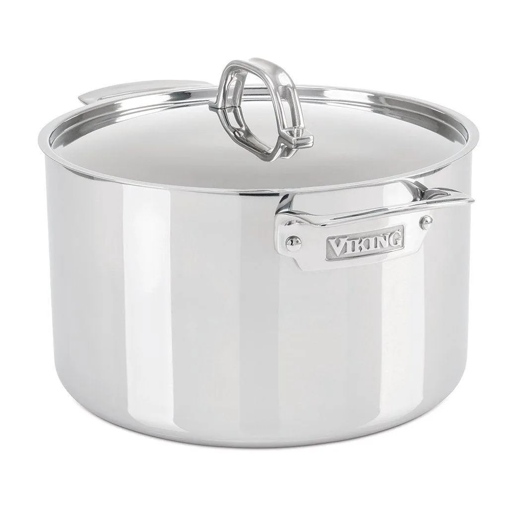 Viking 3-Ply 8 Quart Stock Pot, Mirror