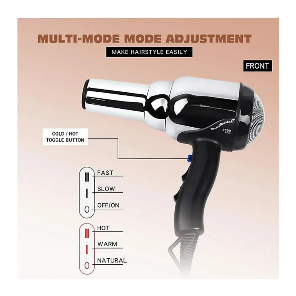 Wall Mount Metal Salon Hair Dryer With Hair Clipper En- 3019