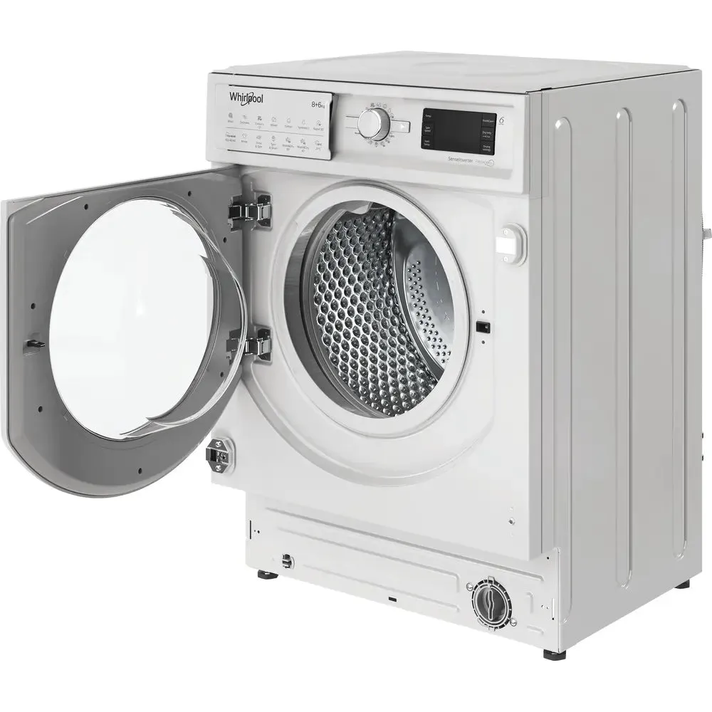 Whirlpool BIWDWG861485 8kg 1400 RPM Integrated Washer Dryer - White