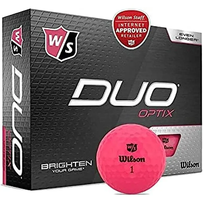 Wilson Duo Optix 12X Golf Balls [WS]