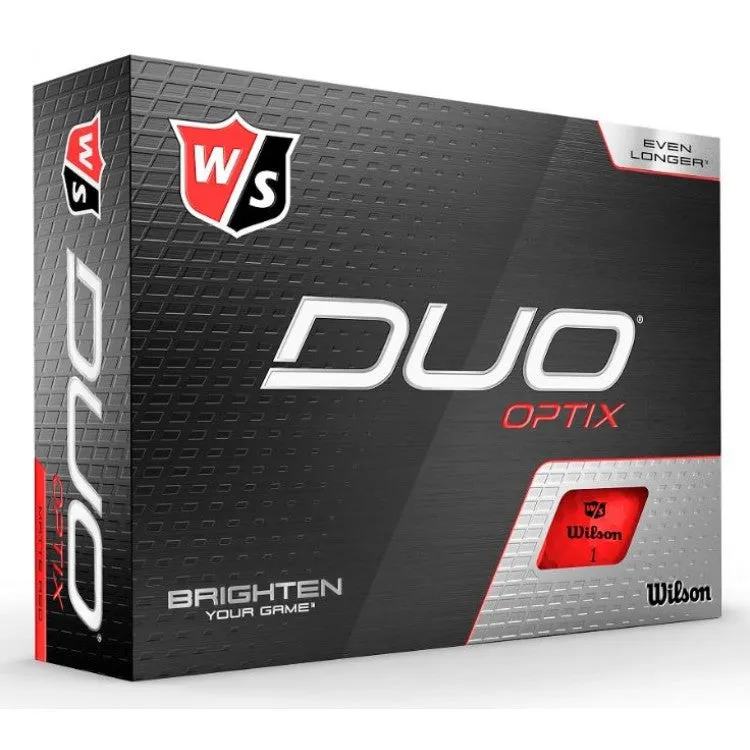 Wilson Duo Optix 12X Golf Balls [WS]