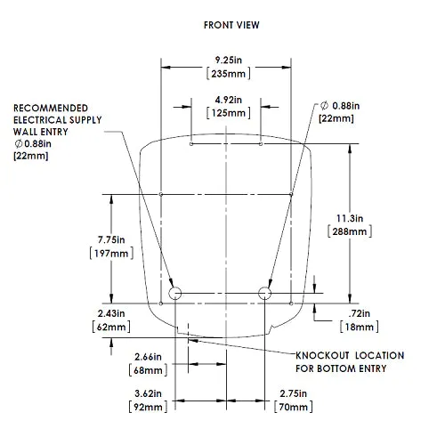 WORLD DRYER® Q-973A2 VERDEdri® Hand Dryer