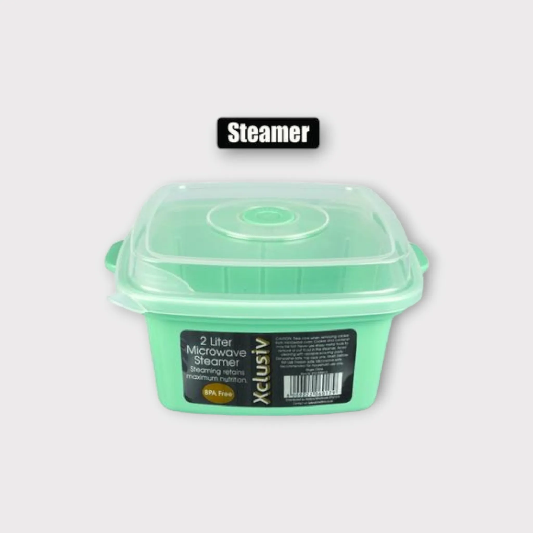 Xclusiv Microwave Steamer 18x10cm