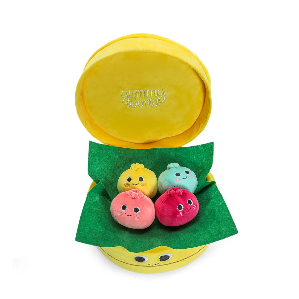 Yummy World Bao Basket Interactive Plush with Dumplings