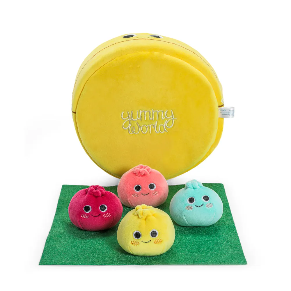 Yummy World Bao Basket Interactive Plush with Dumplings